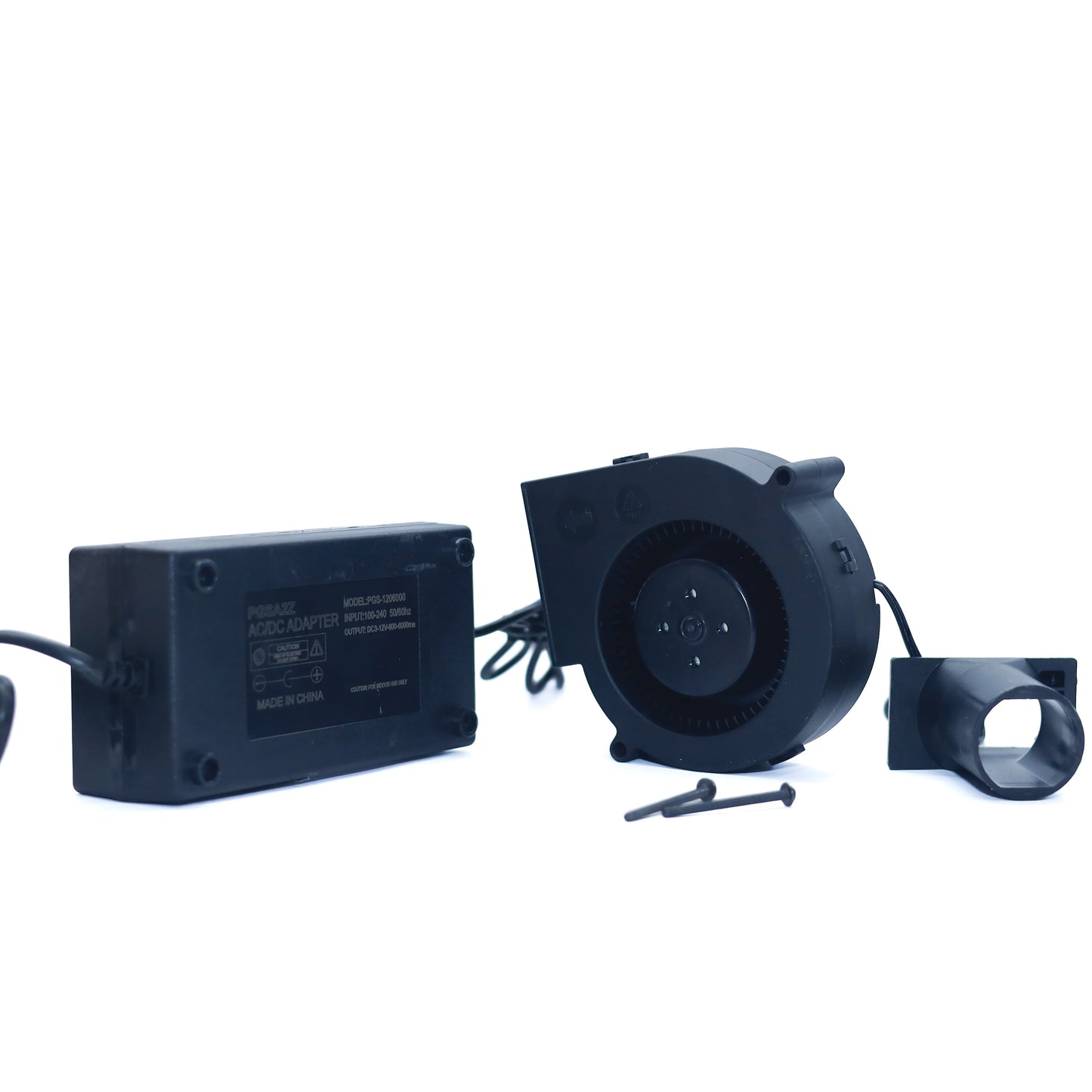 DC Blower Fan 97mm – 12V, 6.00A, 9000RPM (High-Speed, with Controller)