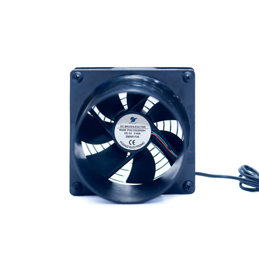 DC Axial Fan 120mm – 5V, 0.40A, 2500RPM