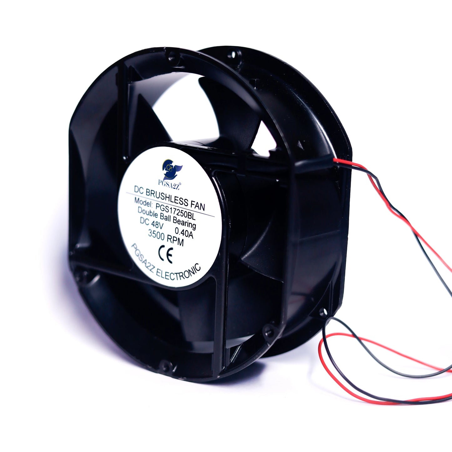 DC Axial Fan 172mm – 48V, 3500RPM