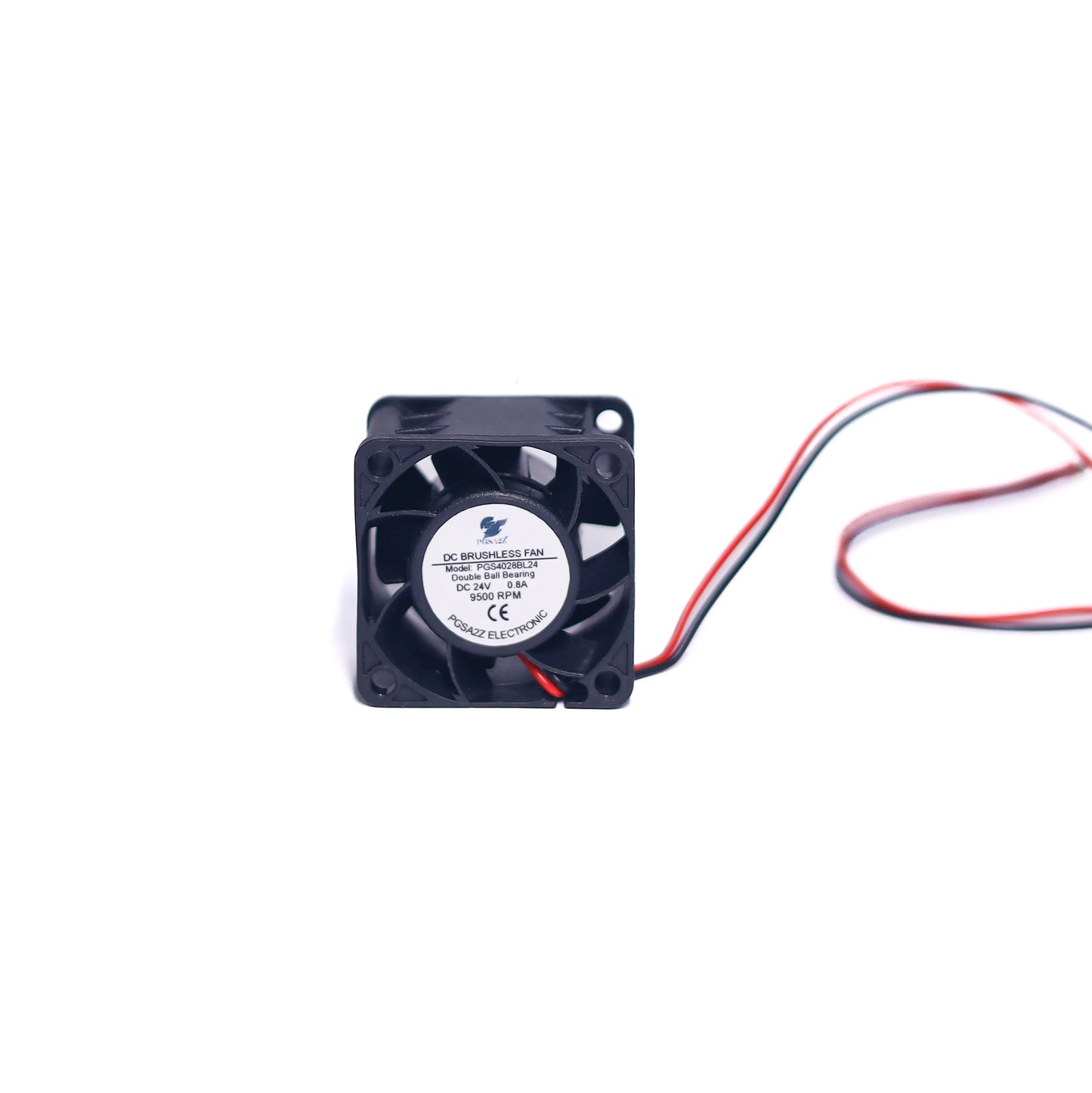 DC Axial Fan 40mm – 24V, 9500RPM