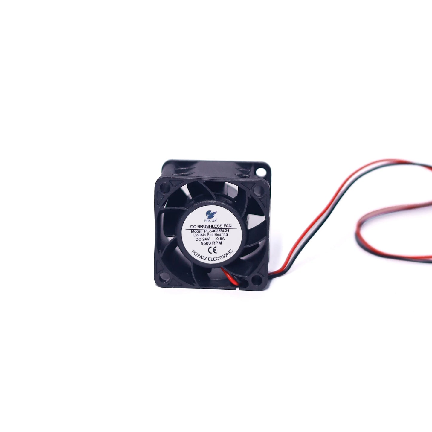 DC Axial Fan 40mm – 24V, 9500RPM