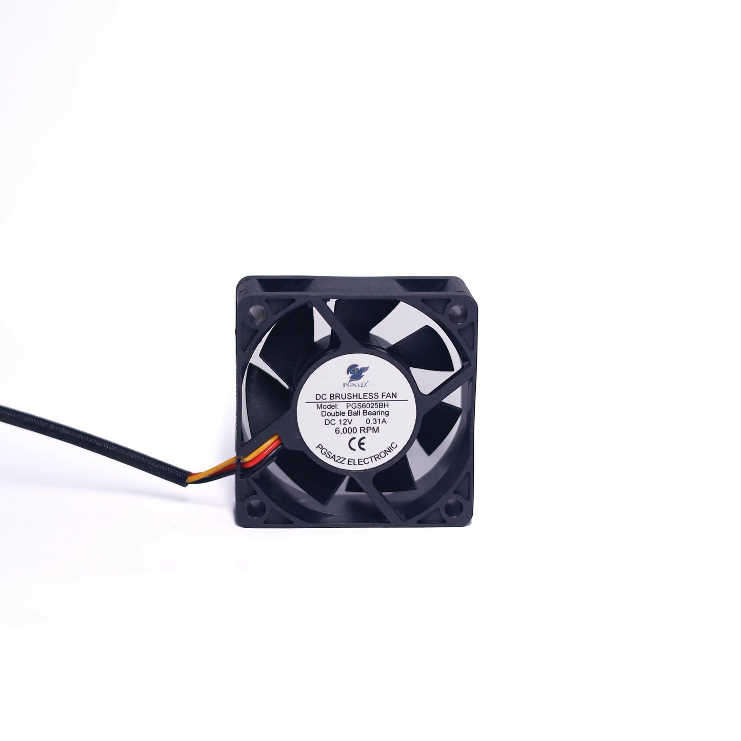 DC Axial Fan 60mm – 12V, 6000RPM