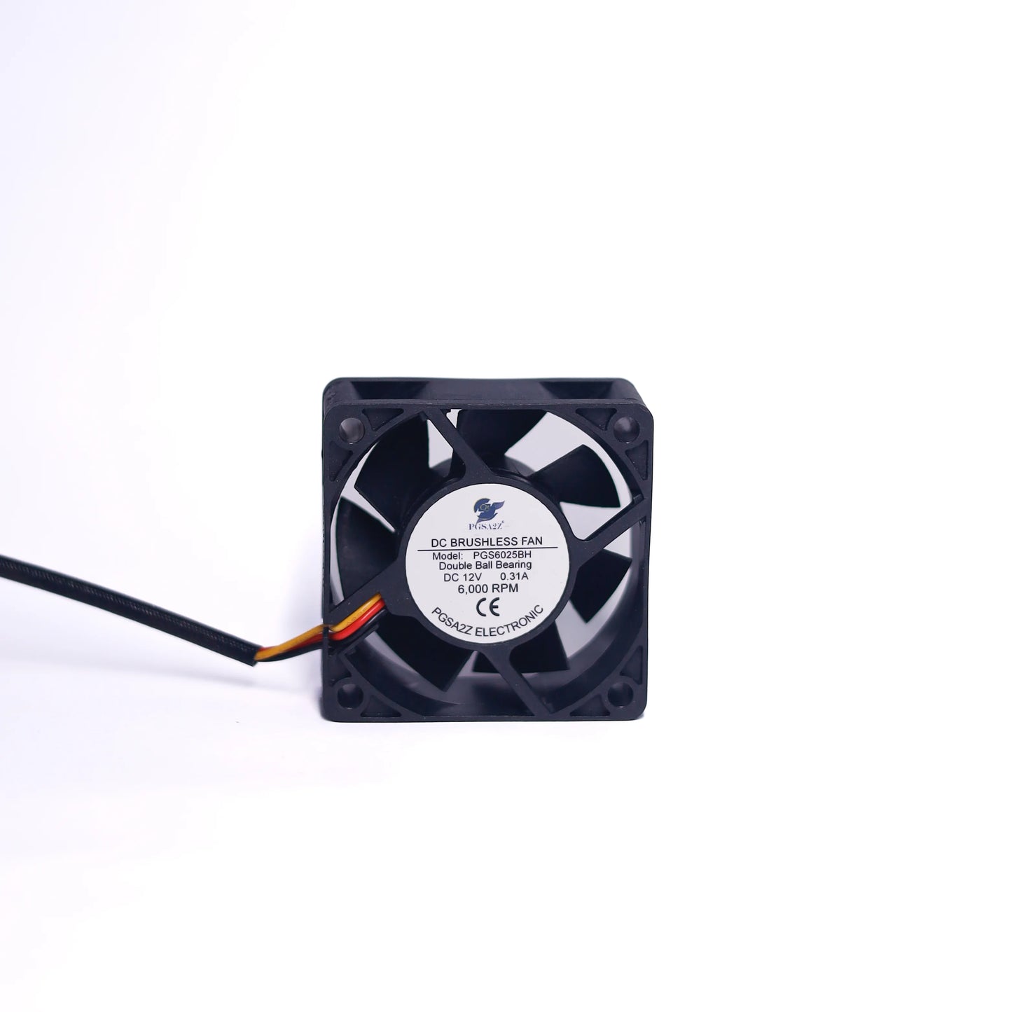 DC Axial Fan 60mm – 12V, 6000RPM