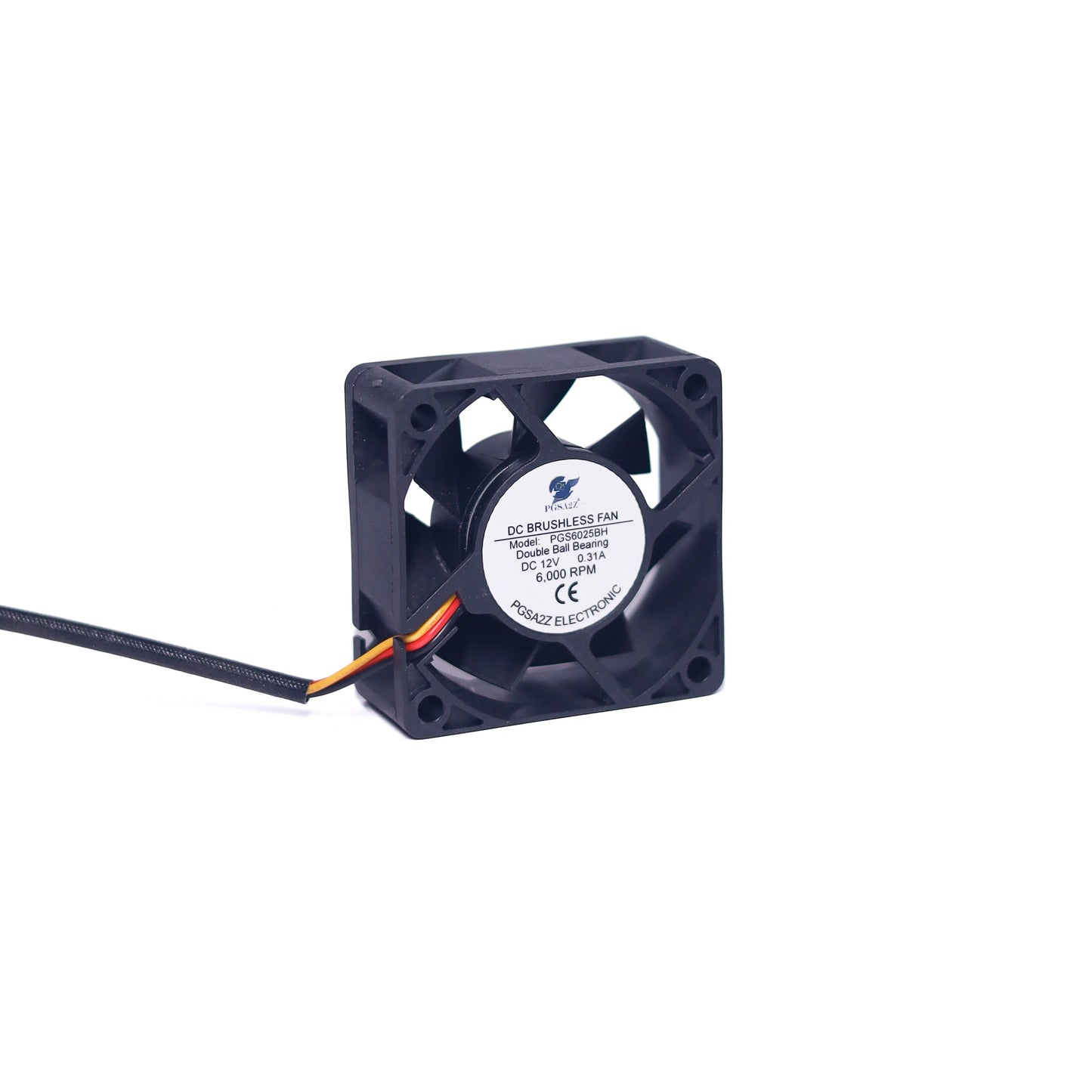 DC Axial Fan 60mm – 12V, 6000RPM