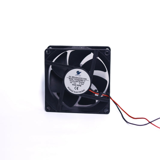 DC Axial Fan 80mm – 12V, 4500RPM