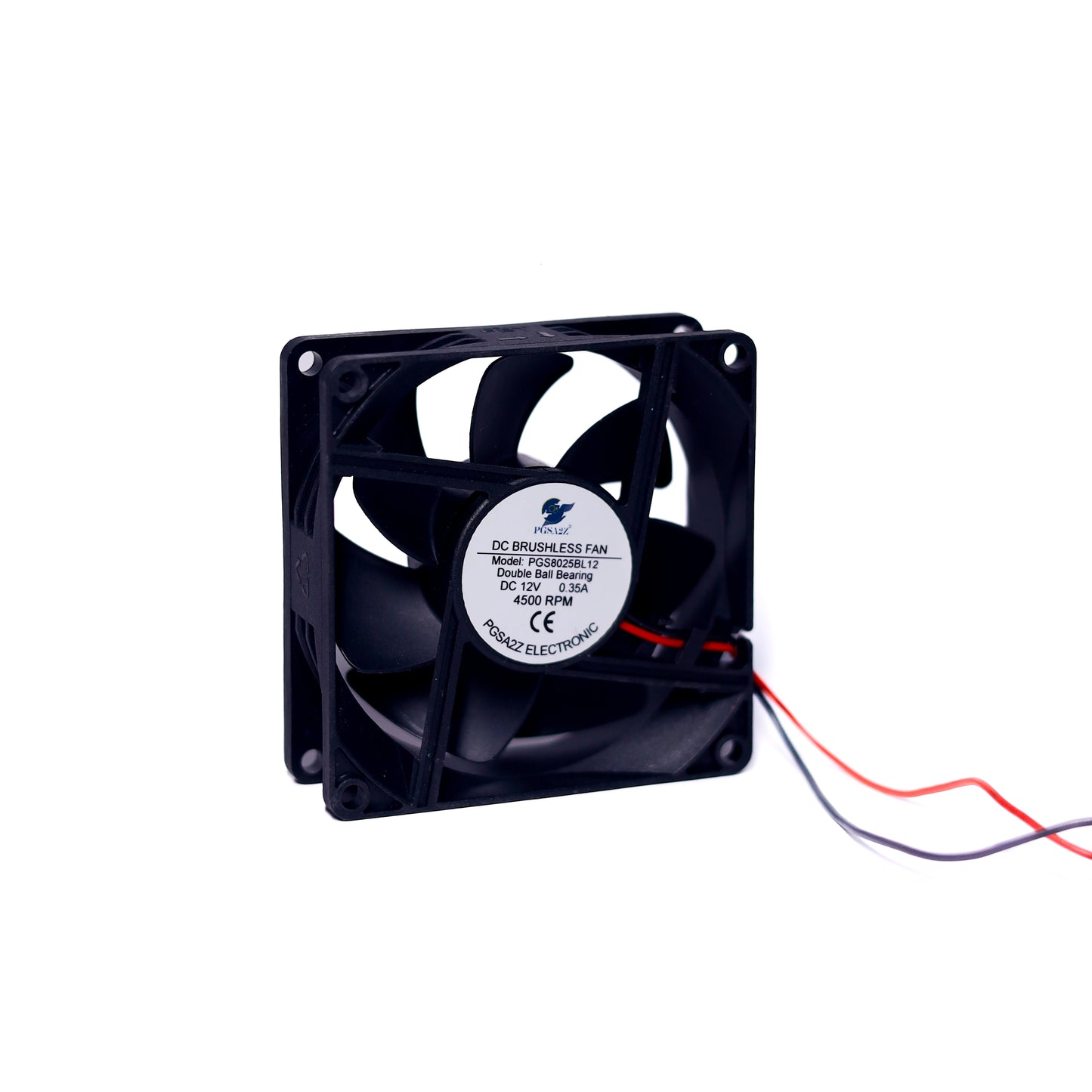 DC Axial Fan 80mm – 12V, 4500RPM