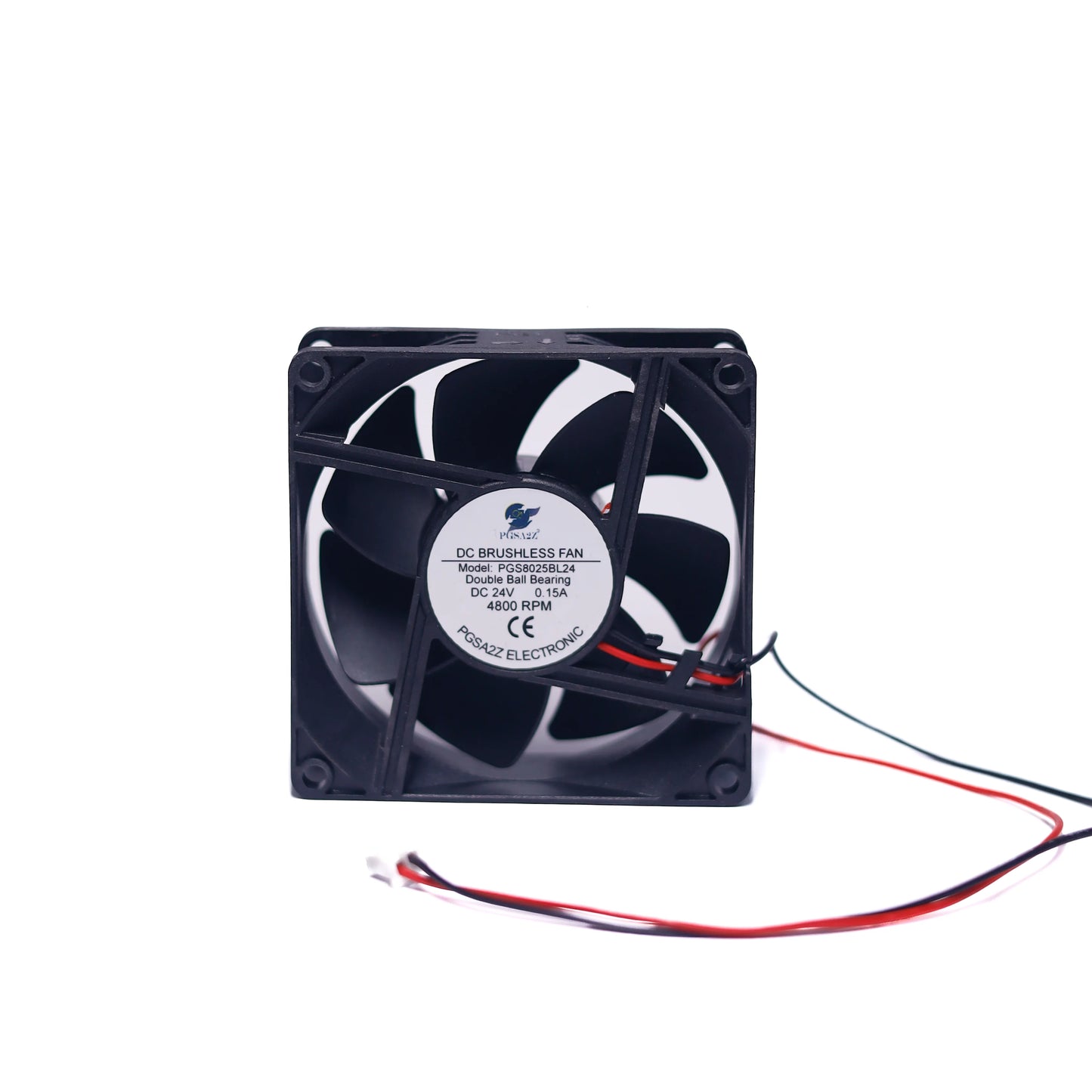 DC Axial Fan 80mm – 24V, 4800RPM