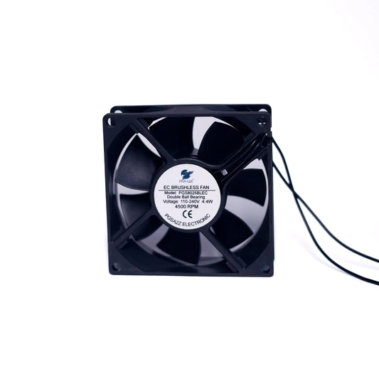 EC Axial Fan 80mm – 110-240V AC, 4500RPM