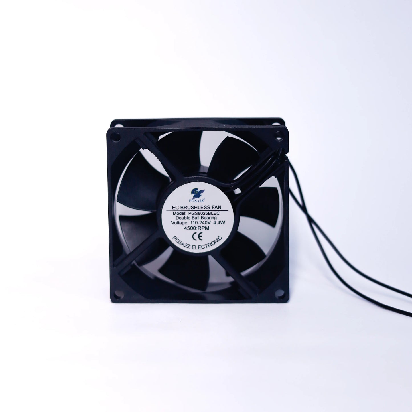 EC Axial Fan 80mm – 110-240V AC, 4500RPM