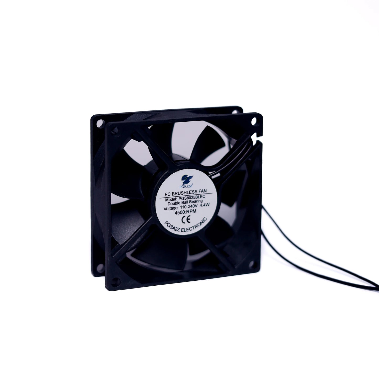 EC Axial Fan 80mm – 110-240V AC, 4500RPM