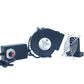 DC Blower Fan 97mm – 12V, 6000RPM (with Controller + Wire Grille)