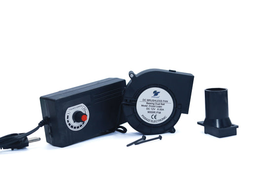 DC Blower Fan 97mm – 12V, 6.00A, 9000RPM (High-Speed, with Controller)