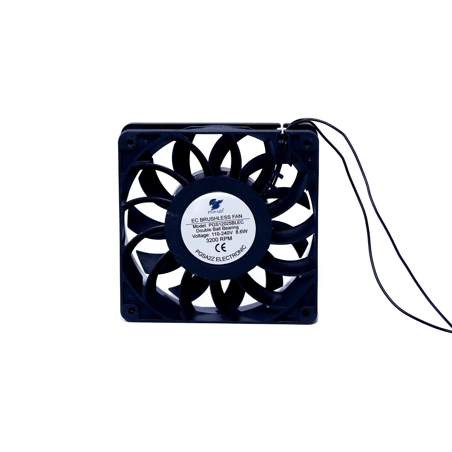 EC Axial Fan 120mm – 110-240V, 3200RPM